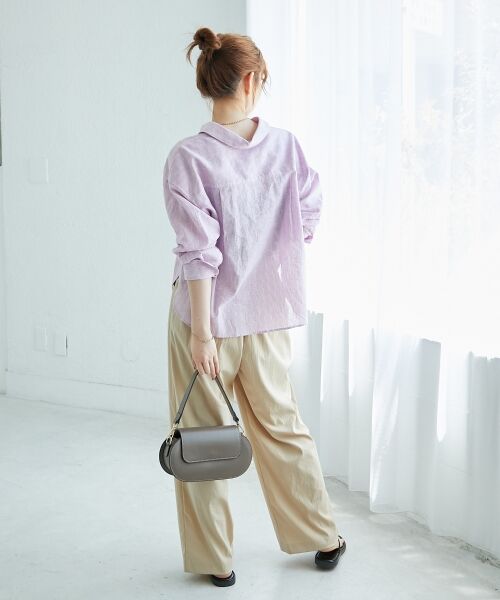 le.coeur blanc / ルクールブラン シャツ・ブラウス | コットン麻コンパクトシャツ | 詳細21