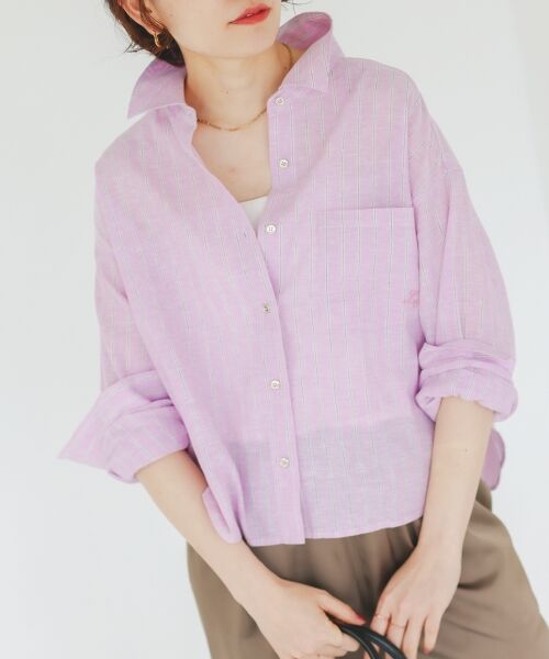 le.coeur blanc / ルクールブラン シャツ・ブラウス | コットン麻コンパクトシャツ | 詳細23