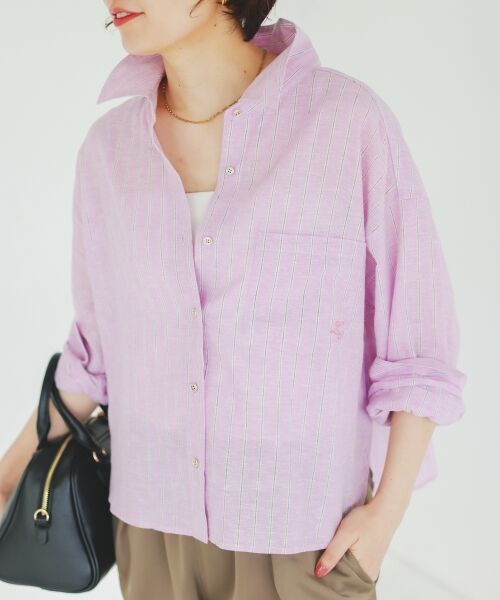 le.coeur blanc / ルクールブラン シャツ・ブラウス | コットン麻コンパクトシャツ | 詳細24