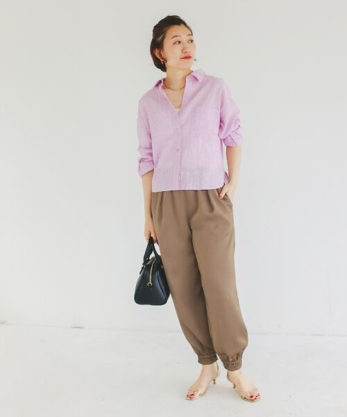 le.coeur blanc / ルクールブラン シャツ・ブラウス | コットン麻コンパクトシャツ | 詳細25