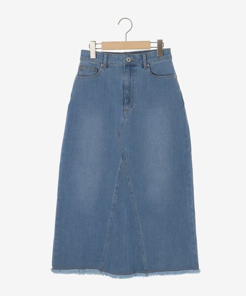 le.coeur blanc / ルクールブラン デニムスカート | リメイク風ラメデニムスカート | 詳細1