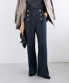 le.coeur blanc / ルクールブラン その他パンツ | 《手洗い可能》マリンワイドパンツ