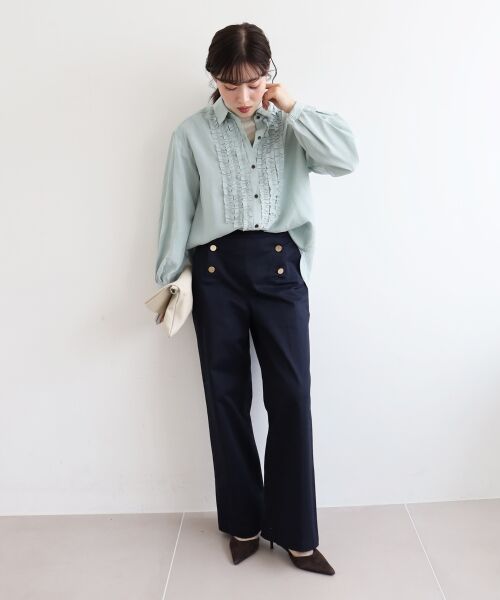 le.coeur blanc / ルクールブラン その他パンツ | 《手洗い可能》マリンワイドパンツ | 詳細17