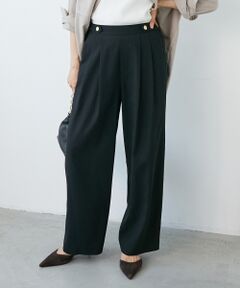 le.coeur blanc / ルクールブラン その他パンツ | ウエストデザイン2タックパンツ