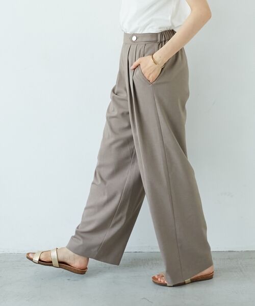 le.coeur blanc / ルクールブラン その他パンツ | ウエストデザイン2タックパンツ | 詳細17