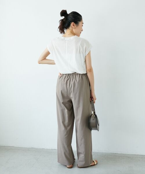 le.coeur blanc / ルクールブラン その他パンツ | ウエストデザイン2タックパンツ | 詳細23