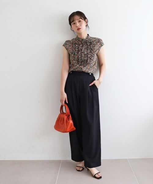 le.coeur blanc / ルクールブラン その他パンツ | ウエストデザイン2タックパンツ | 詳細25