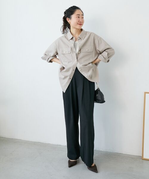 le.coeur blanc / ルクールブラン その他パンツ | ウエストデザイン2タックパンツ | 詳細26