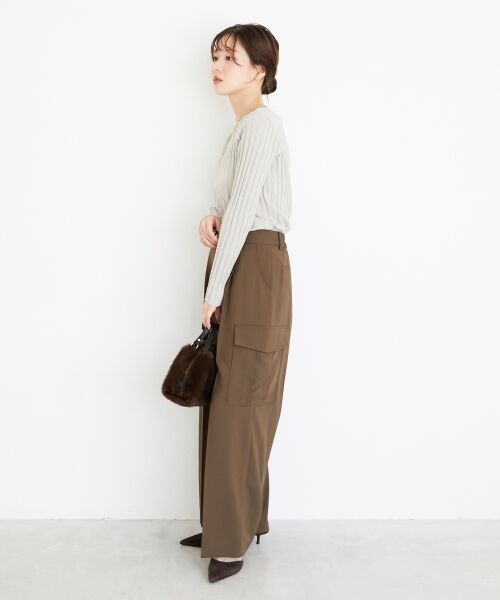 le.coeur blanc / ルクールブラン カーゴパンツ | センタープレスカーゴパンツ | 詳細23