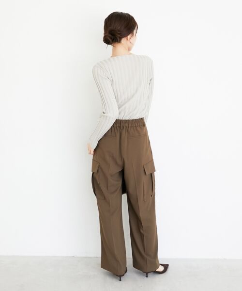 le.coeur blanc / ルクールブラン カーゴパンツ | センタープレスカーゴパンツ | 詳細24