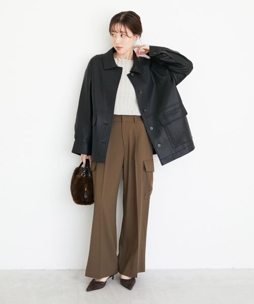 le.coeur blanc / ルクールブラン カーゴパンツ | センタープレスカーゴパンツ | 詳細26