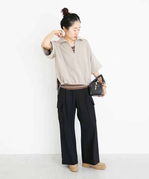 le.coeur blanc / ルクールブラン カーゴパンツ | センタープレスカーゴパンツ | 詳細3