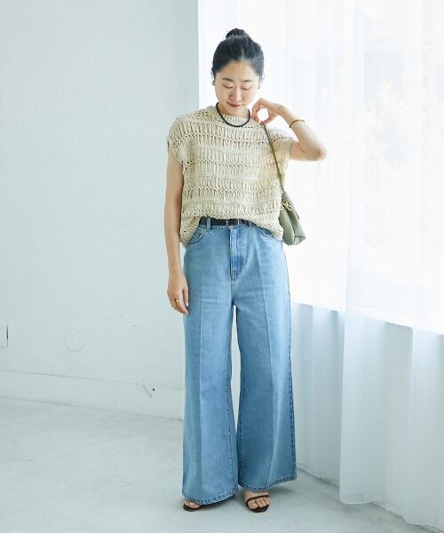 le.coeur blanc / ルクールブラン デニムパンツ | デニムバギーパンツ | 詳細12