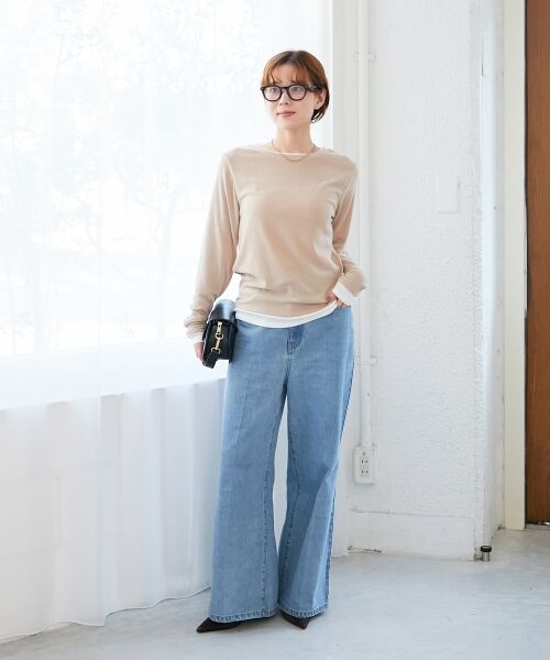 le.coeur blanc / ルクールブラン デニムパンツ | デニムバギーパンツ | 詳細26