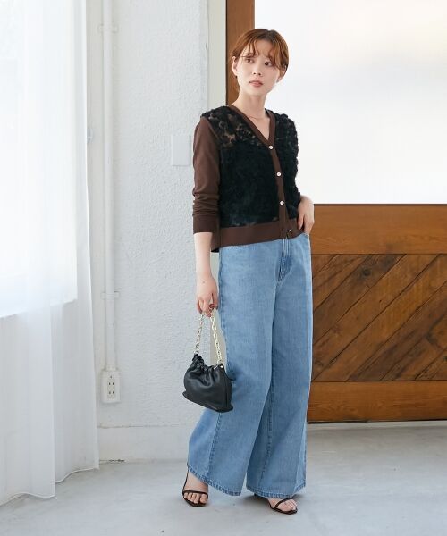 le.coeur blanc / ルクールブラン デニムパンツ | デニムバギーパンツ | 詳細27