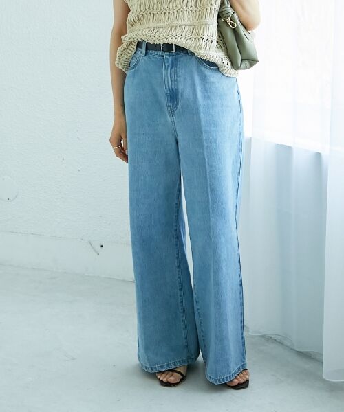 le.coeur blanc / ルクールブラン デニムパンツ | デニムバギーパンツ | 詳細7