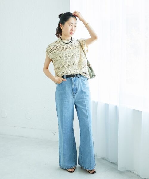 le.coeur blanc / ルクールブラン デニムパンツ | デニムバギーパンツ | 詳細9