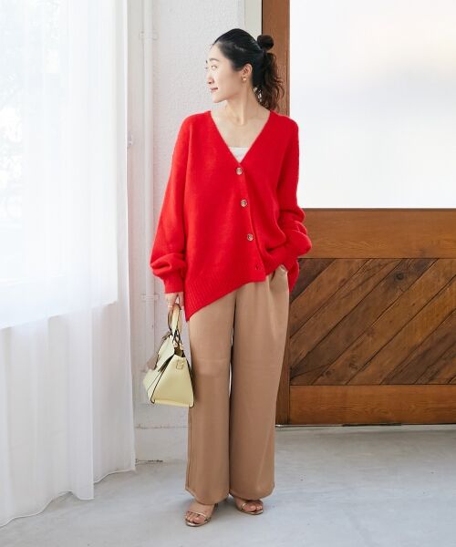 le.coeur blanc / ルクールブラン その他パンツ | 《手洗い可能》メローウエストサテンイージーパンツ | 詳細14