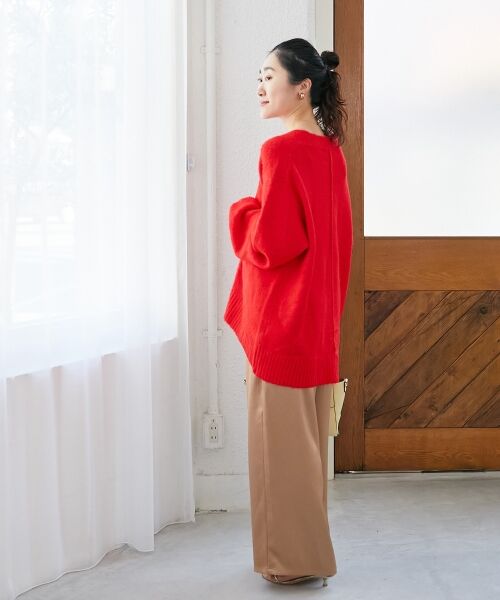 le.coeur blanc / ルクールブラン その他パンツ | 《手洗い可能》メローウエストサテンイージーパンツ | 詳細15