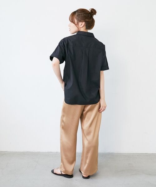 le.coeur blanc / ルクールブラン その他パンツ | 《手洗い可能》メローウエストサテンイージーパンツ | 詳細7