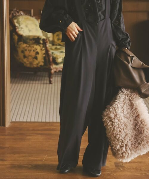 le.coeur blanc / ルクールブラン サロペット・オールインワン | CICA加工サークルストレッチサロペット | 詳細12