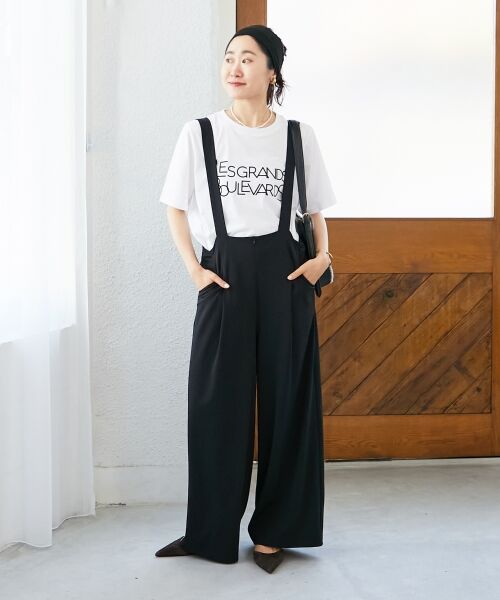 le.coeur blanc / ルクールブラン サロペット・オールインワン | CICA加工サークルストレッチサロペット | 詳細17