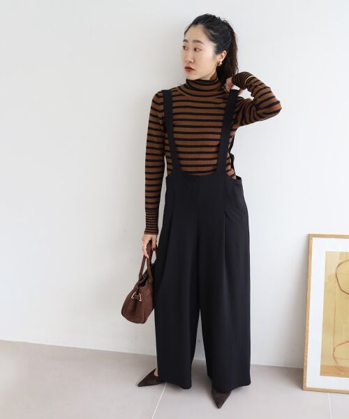 le.coeur blanc / ルクールブラン サロペット・オールインワン | CICA加工サークルストレッチサロペット | 詳細6