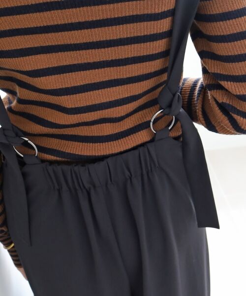 le.coeur blanc / ルクールブラン サロペット・オールインワン | CICA加工サークルストレッチサロペット | 詳細9