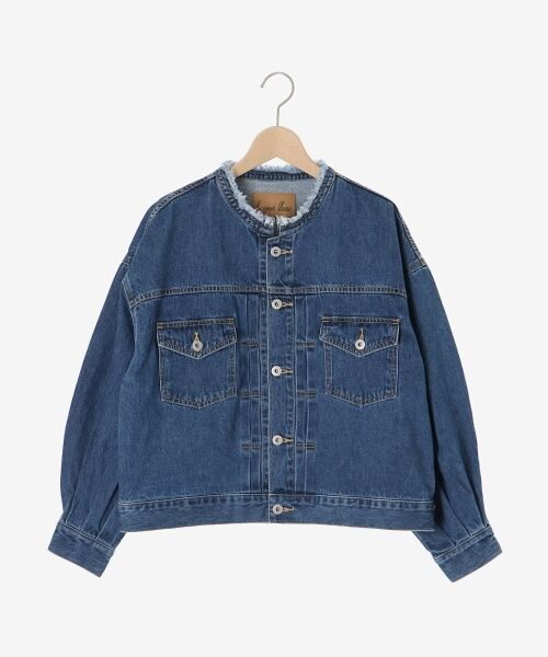 le.coeur blanc / ルクールブラン Gジャン・デニムジャケット | ノーカラーデニムジャケット | 詳細1