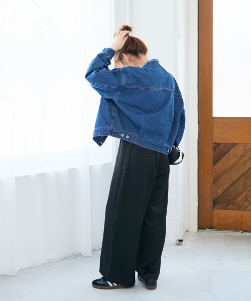 le.coeur blanc / ルクールブラン Gジャン・デニムジャケット | ノーカラーデニムジャケット | 詳細10