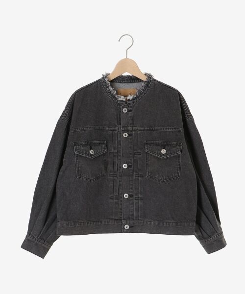le.coeur blanc / ルクールブラン Gジャン・デニムジャケット | ノーカラーデニムジャケット | 詳細19
