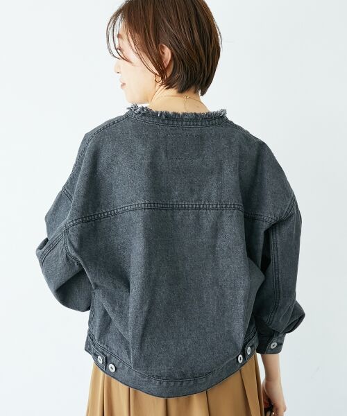 le.coeur blanc / ルクールブラン Gジャン・デニムジャケット | ノーカラーデニムジャケット | 詳細30