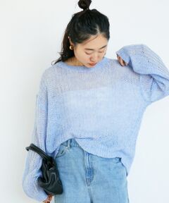 le.coeur blanc / ルクールブラン ニット・セーター | シアーモヘヤニットプルオーバー