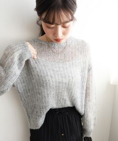 le.coeur blanc / ルクールブラン ニット・セーター | シアーモヘヤニットプルオーバー