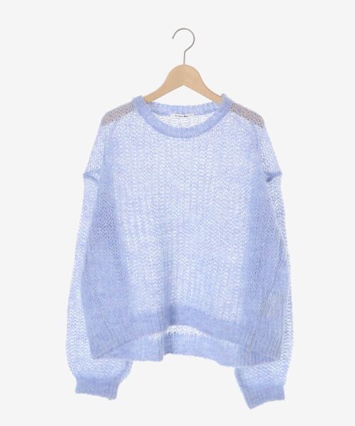 le.coeur blanc / ルクールブラン ニット・セーター | シアーモヘヤニットプルオーバー | 詳細1
