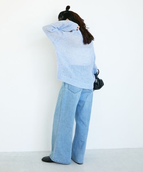 le.coeur blanc / ルクールブラン ニット・セーター | シアーモヘヤニットプルオーバー | 詳細10