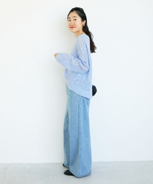 le.coeur blanc / ルクールブラン ニット・セーター | シアーモヘヤニットプルオーバー | 詳細11