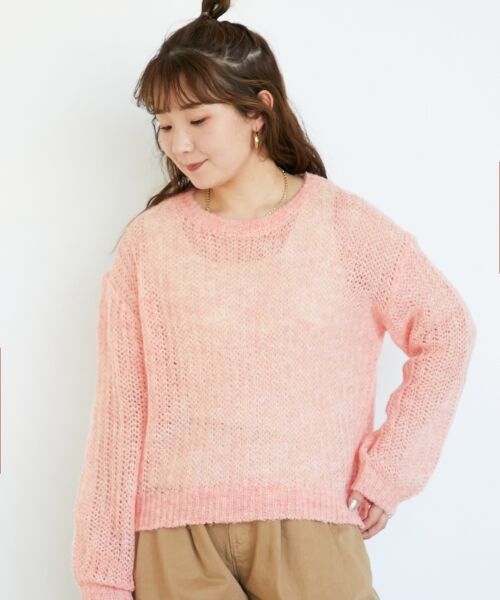 le.coeur blanc / ルクールブラン ニット・セーター | シアーモヘヤニットプルオーバー | 詳細18
