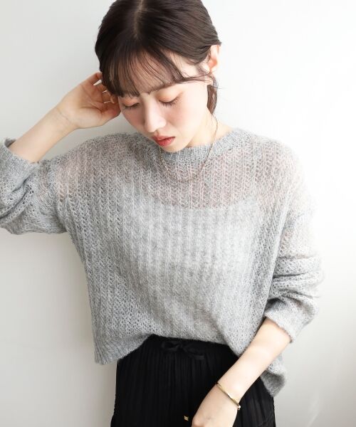 le.coeur blanc / ルクールブラン ニット・セーター | シアーモヘヤニットプルオーバー | 詳細28