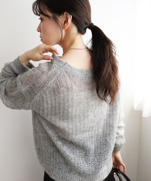 le.coeur blanc / ルクールブラン ニット・セーター | シアーモヘヤニットプルオーバー | 詳細30