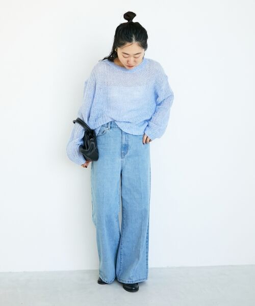 le.coeur blanc / ルクールブラン ニット・セーター | シアーモヘヤニットプルオーバー | 詳細8