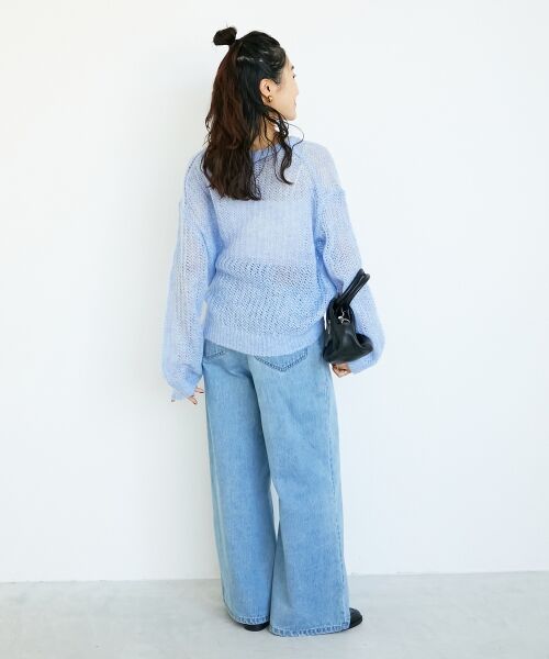 le.coeur blanc / ルクールブラン ニット・セーター | シアーモヘヤニットプルオーバー | 詳細9