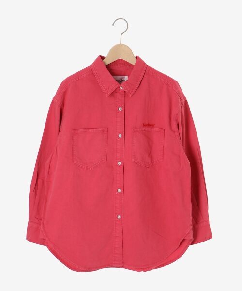 le.coeur blanc / ルクールブラン シャツ・ブラウス | 刺繍カラーダブルポケットオーバーシャツ | 詳細13