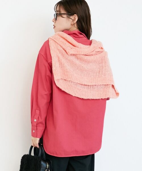 le.coeur blanc / ルクールブラン シャツ・ブラウス | 刺繍カラーダブルポケットオーバーシャツ | 詳細16