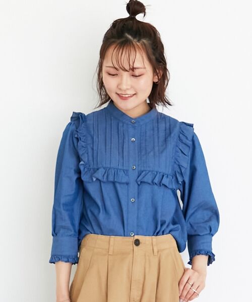 le.coeur blanc / ルクールブラン シャツ・ブラウス | デニムフリルブラウス | 詳細19