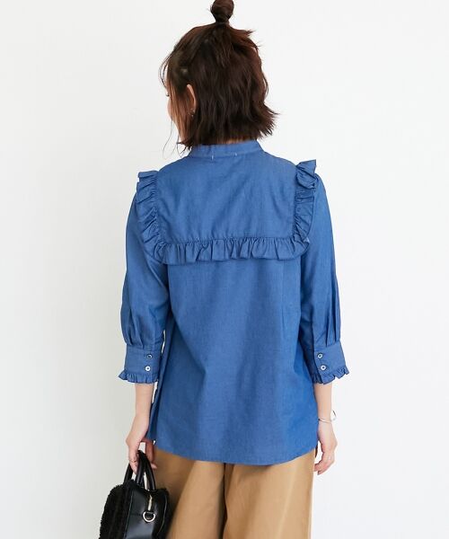 le.coeur blanc / ルクールブラン シャツ・ブラウス | デニムフリルブラウス | 詳細23