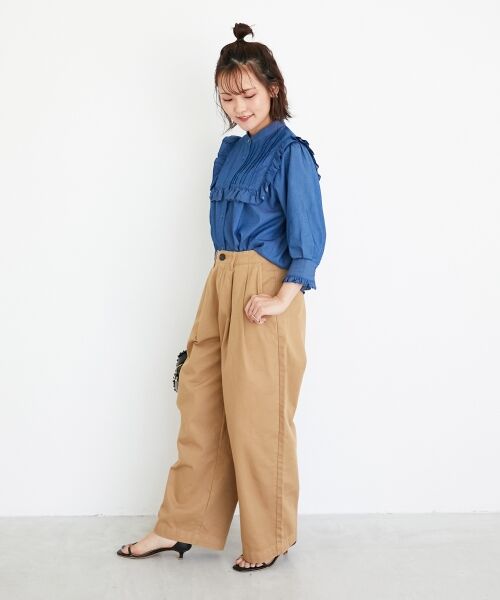 le.coeur blanc / ルクールブラン シャツ・ブラウス | デニムフリルブラウス | 詳細27