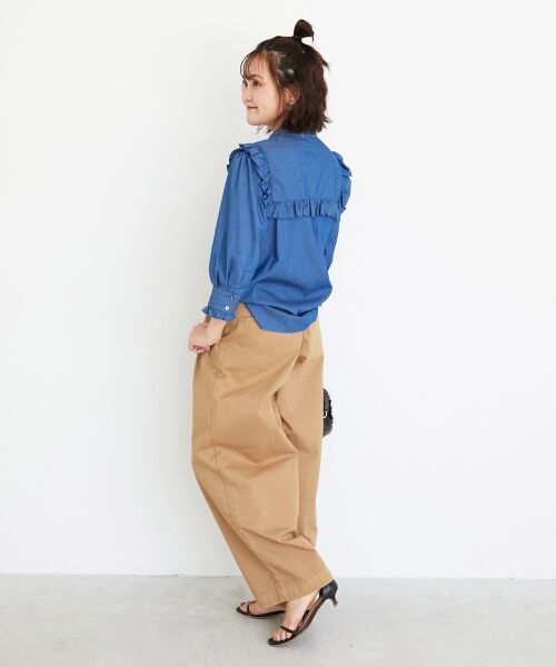 le.coeur blanc / ルクールブラン シャツ・ブラウス | デニムフリルブラウス | 詳細28