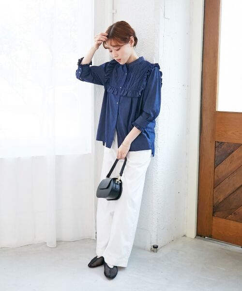 le.coeur blanc / ルクールブラン シャツ・ブラウス | デニムフリルブラウス | 詳細7