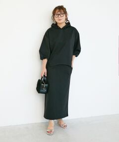 le.coeur blanc / ルクールブラン ロング・マキシ丈ワンピース | ダンボールニットパーカー×スカートセット